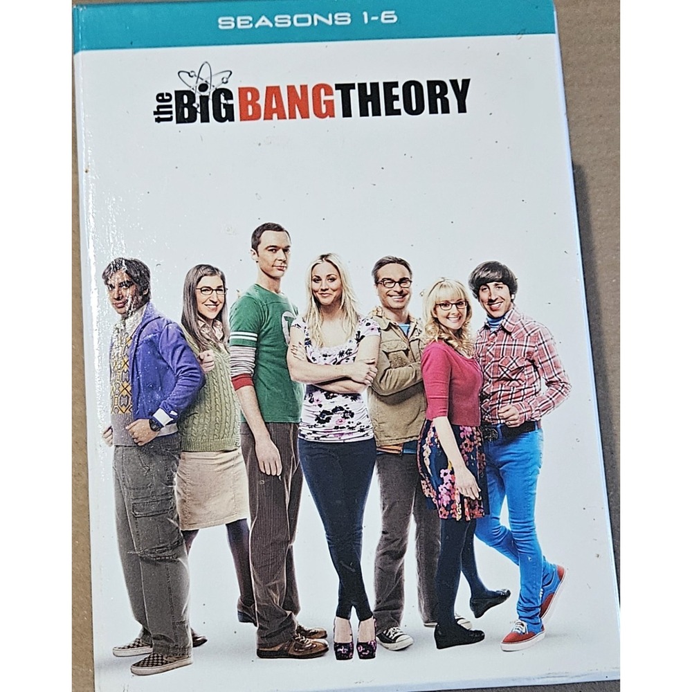 The Big Bang Theory Seasons 1-6 DVD Complete Series Lot Box Set Seasons 1 2 3 4